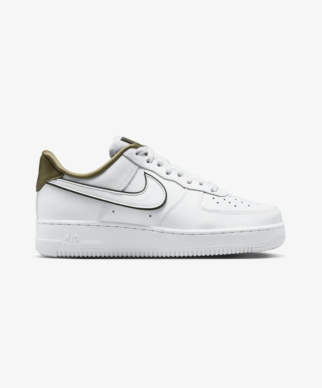 Nike Air Force 1 '07 Essential – White / Sequoia / Medium Olive
