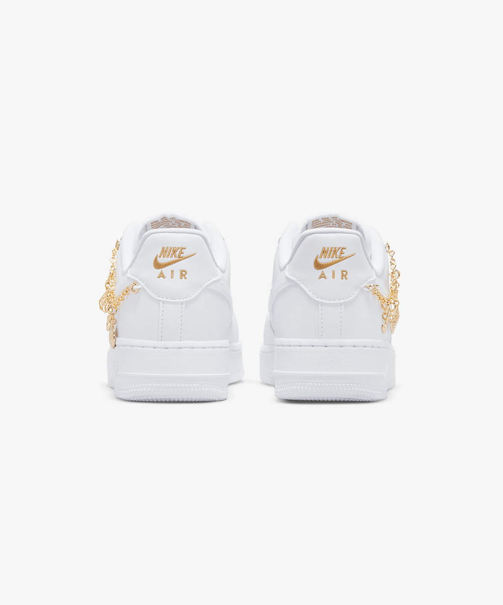 Nike Air Force 1 – White / Metallic Gold / Flt Gold