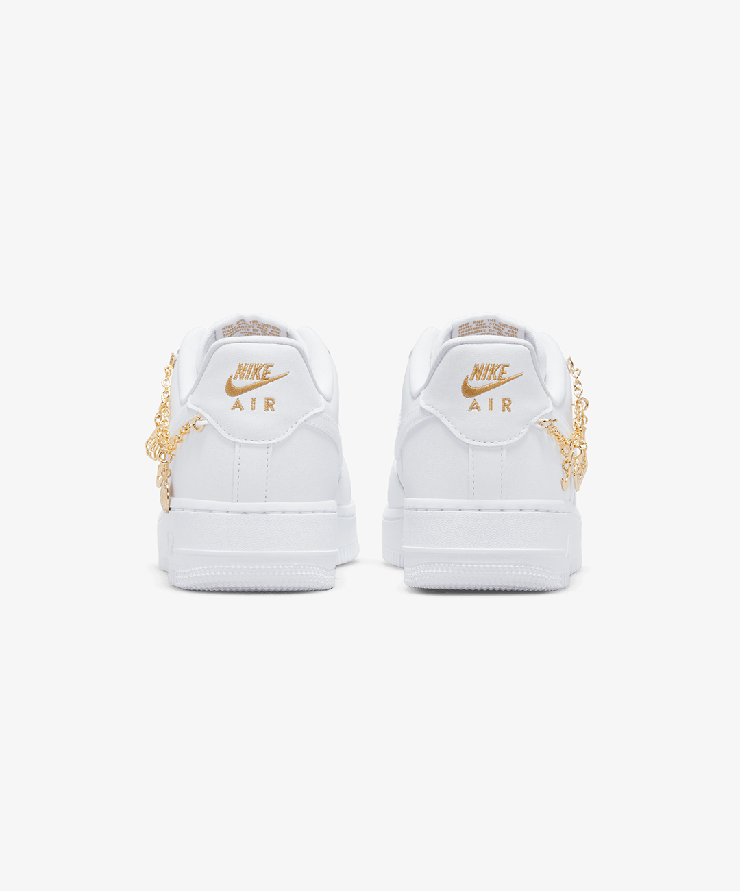 Nike Air Force 1 – White / Metallic Gold / Flt Gold