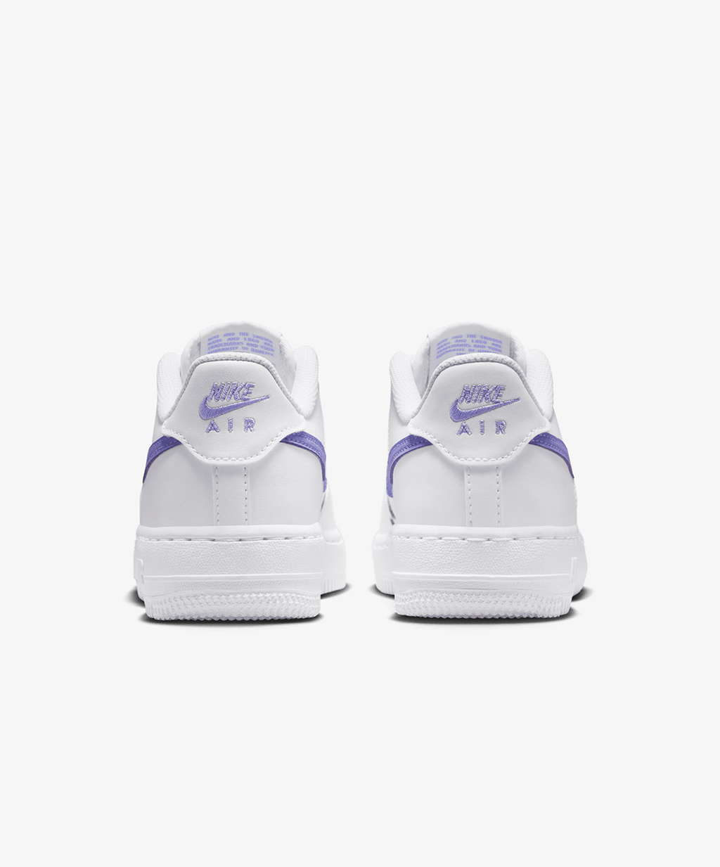 Nike Air Force 1 – White / Light Thistle / White