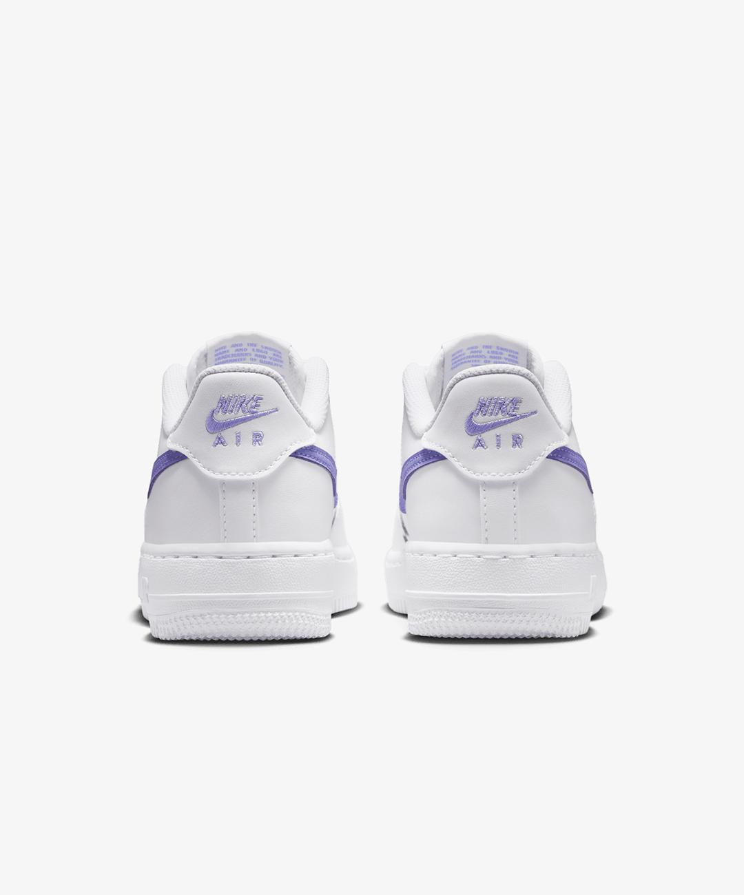 Nike Air Force 1 – White / Light Thistle / White