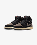 Nike Air Jordan 1 Mid SE – Black / Olive Grey / Lt Wild Mango