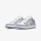 Nike Air Jordan 1 Low – White / Wolf Grey / Aluminum