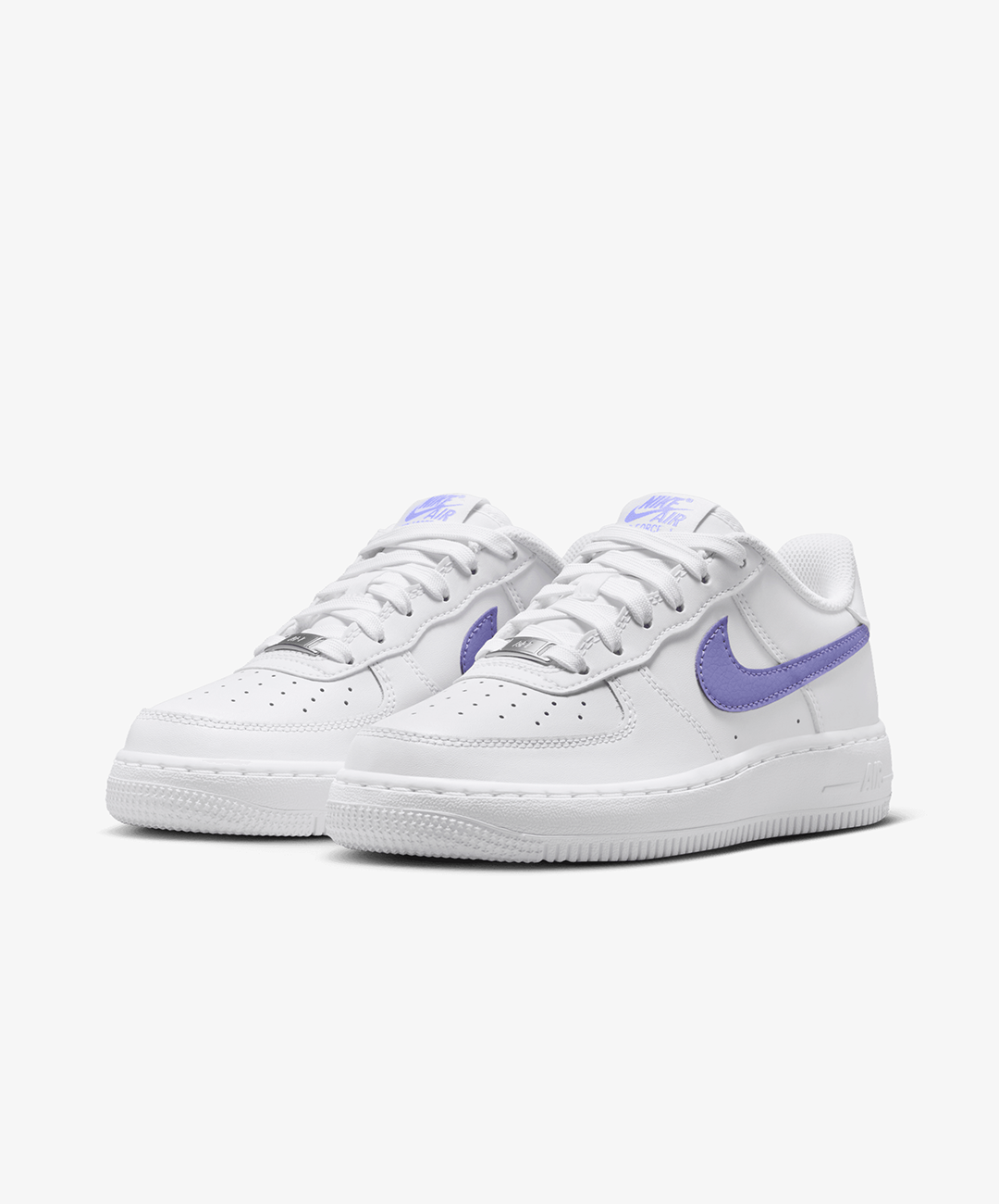 Nike Air Force 1 – White / Light Thistle / White