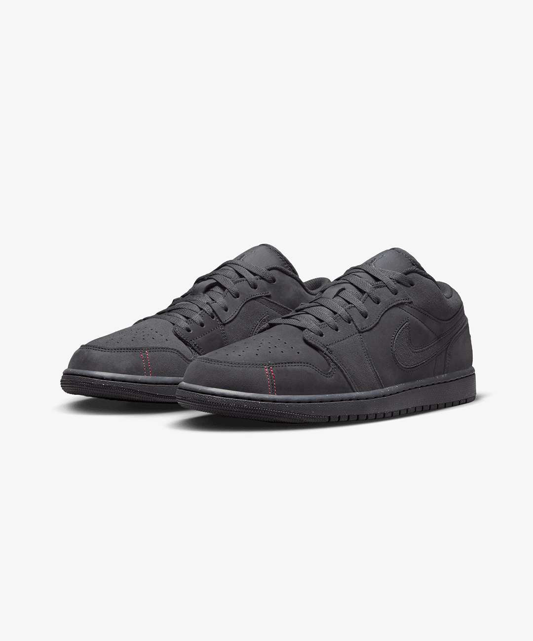 Nike Air Jordan 1 Low SE Craft – Dk Smoke Grey / Black / Varsity Red