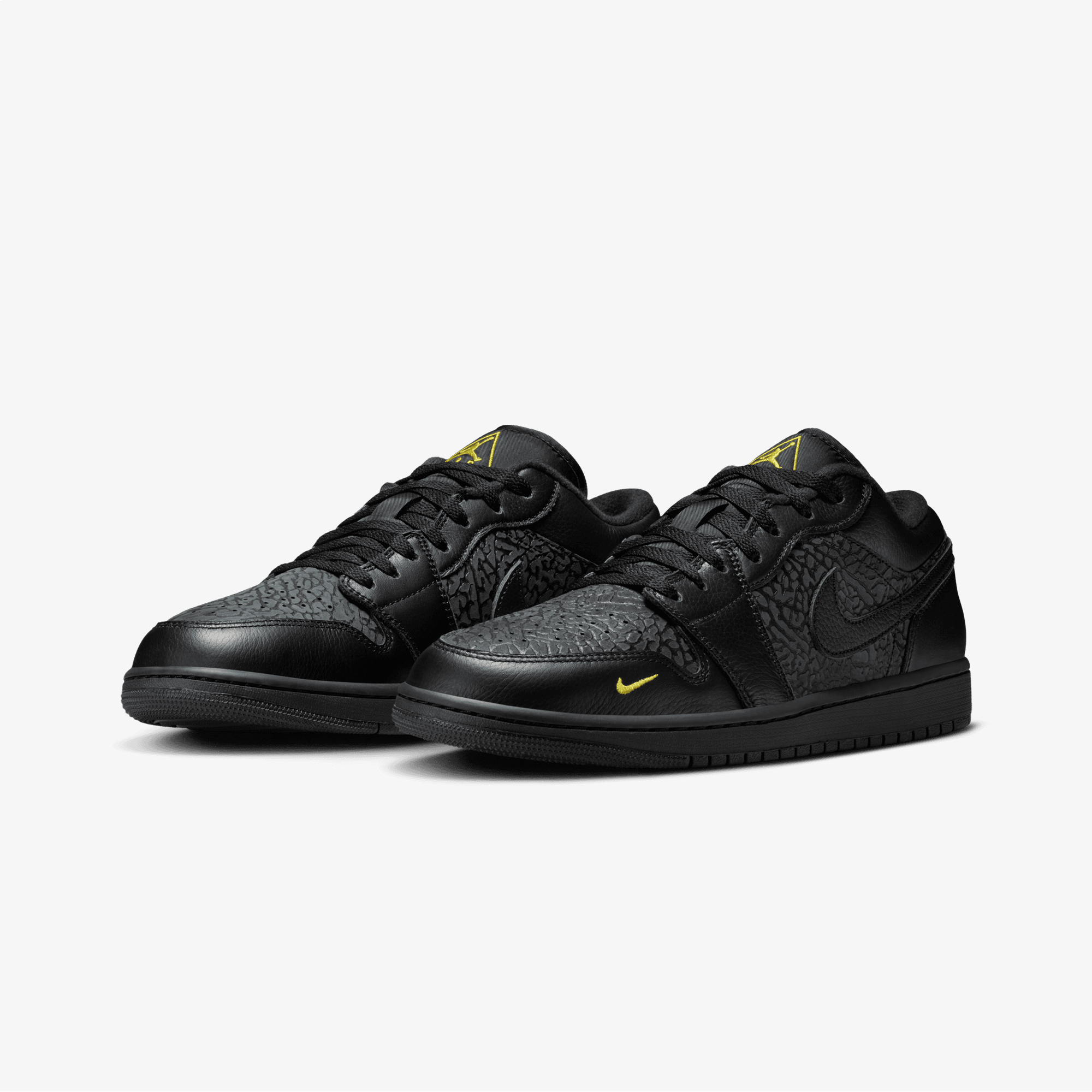 Nike Air Jordan 1 Low SE – Black / Anthracite / Tour Yellow
