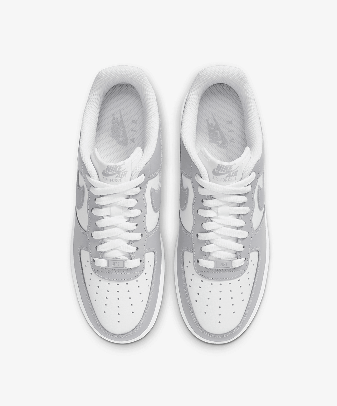 Nike Air Force 1 '07 – White / Lt Smoke Grey / White / Lt Smoke Grey