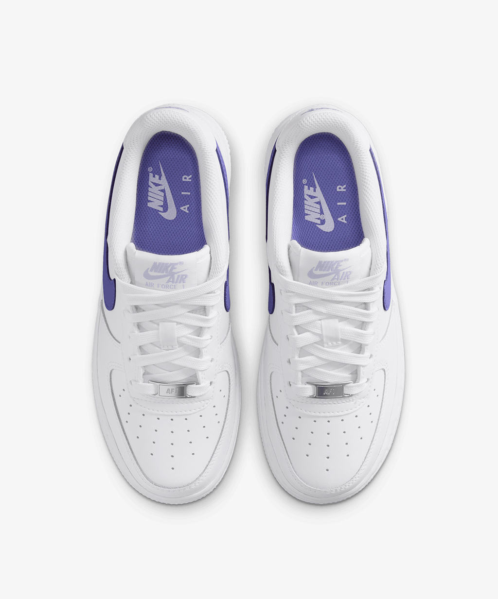 Nike Air Force 1 – White / Light Thistle / White