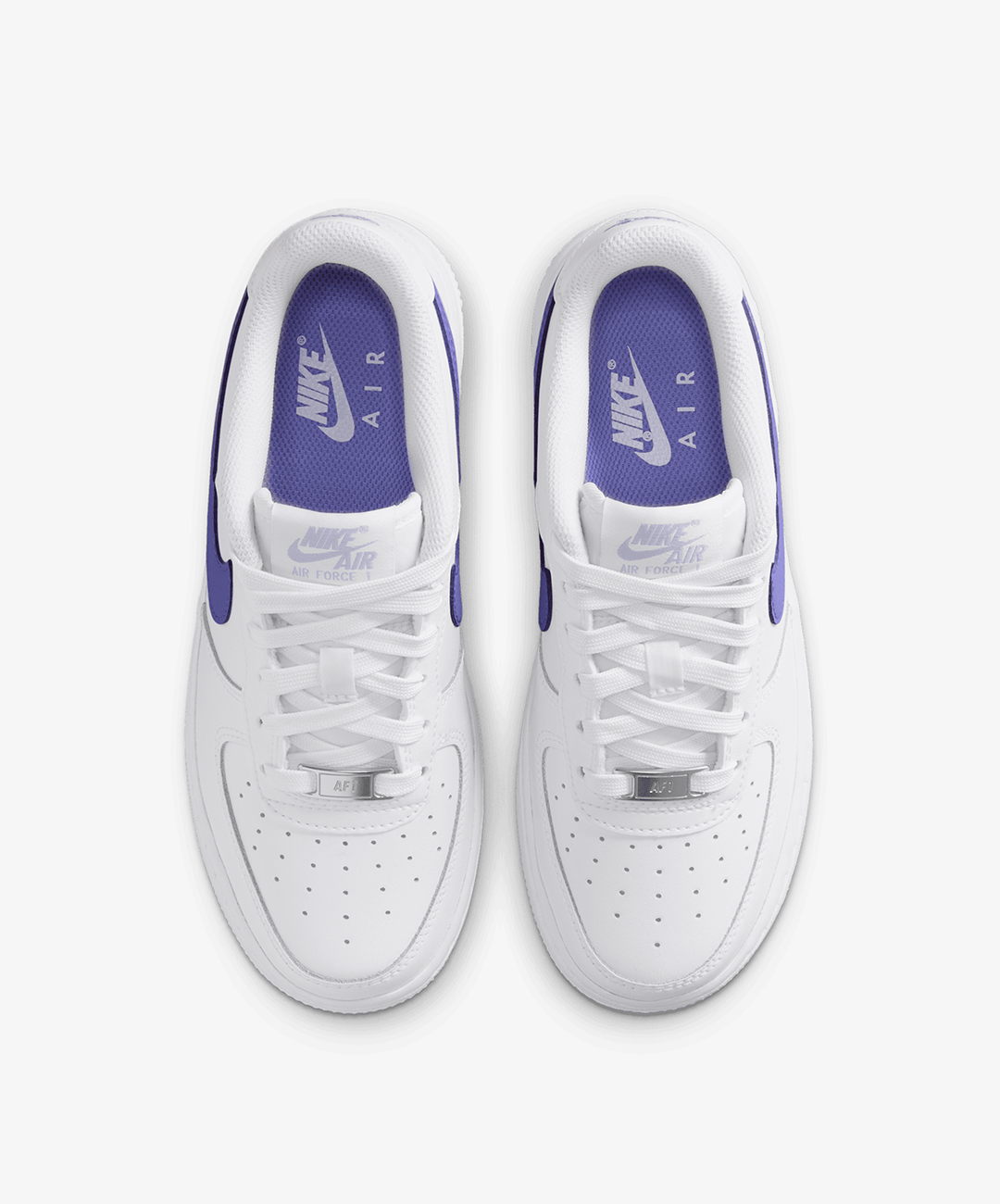 Nike Air Force 1 – White / Light Thistle / White