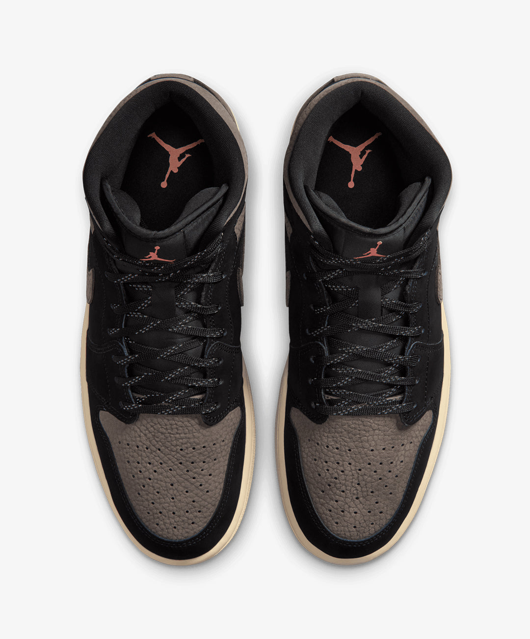 Nike Air Jordan 1 Mid SE – Black / Olive Grey / Lt Wild Mango