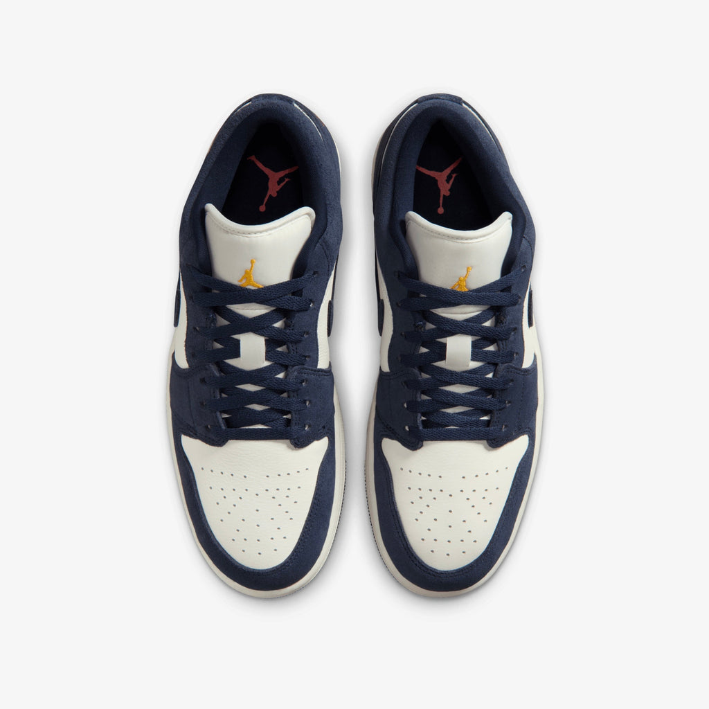Nike Air Jordan 1 Low SE – Obsidian / University Gold / Chile Red / Obsidian