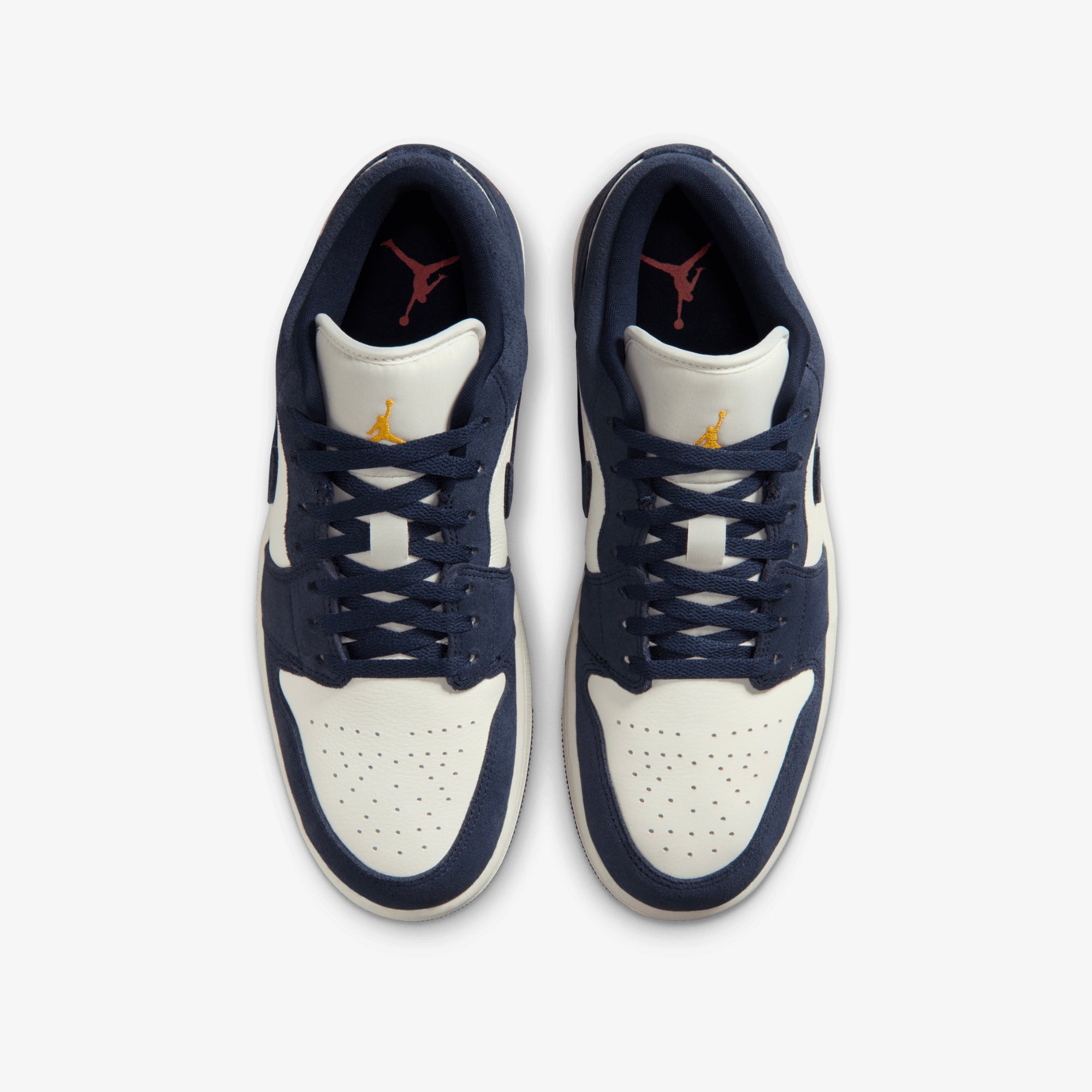Nike Air Jordan 1 Low SE – Obsidian / University Gold / Chile Red / Obsidian