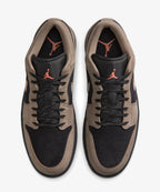 Nike Air Jordan 1 Low – Black / Olive Grey / Lt Wild Mango