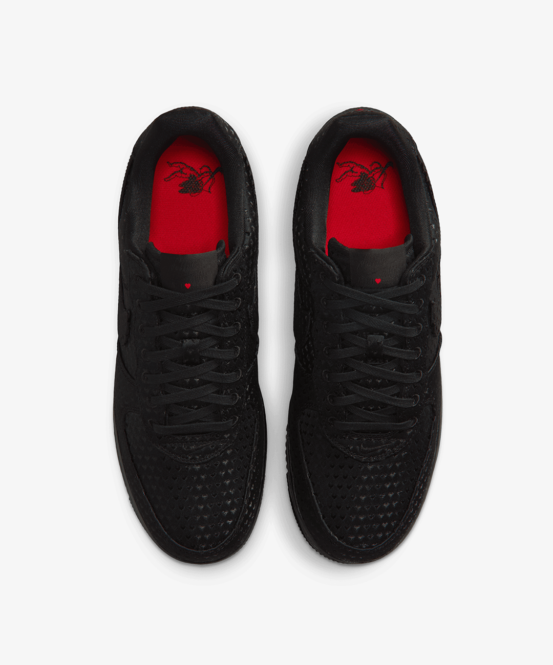 Nike Air Force 1 Retro Valentine's Day – Black / University Red