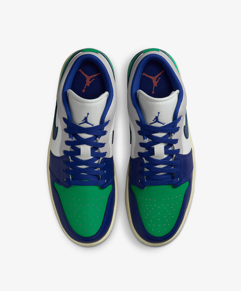 Nike Air Jordan 1 Low – Sail / Deep Royal Blue / Stadium Green
