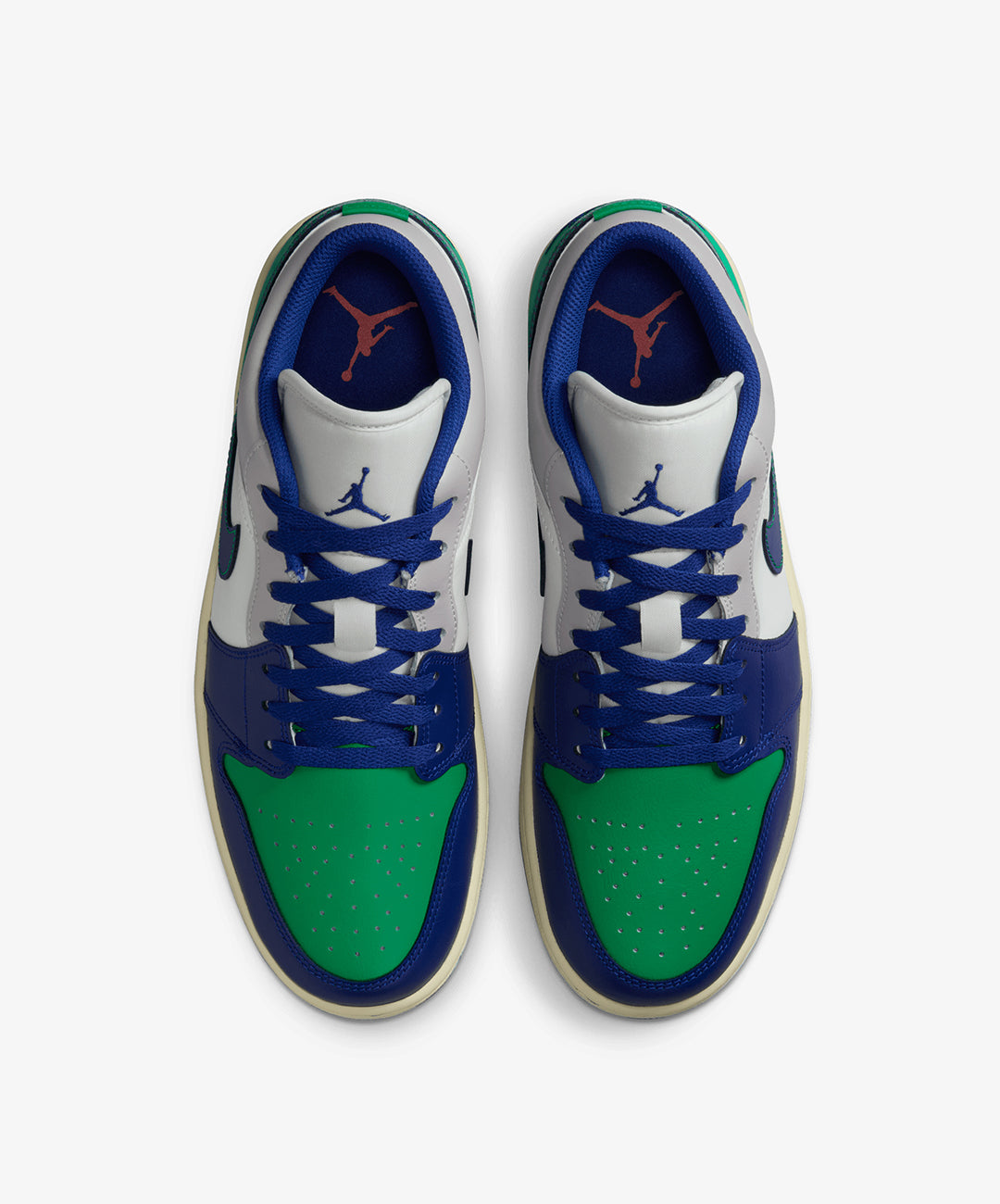 Nike Air Jordan 1 Low – Sail / Deep Royal Blue / Stadium Green