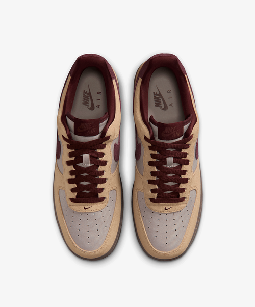 Nike Air Force 1 '07 Premium – Linen / Burgundy Crush / Moon Particle