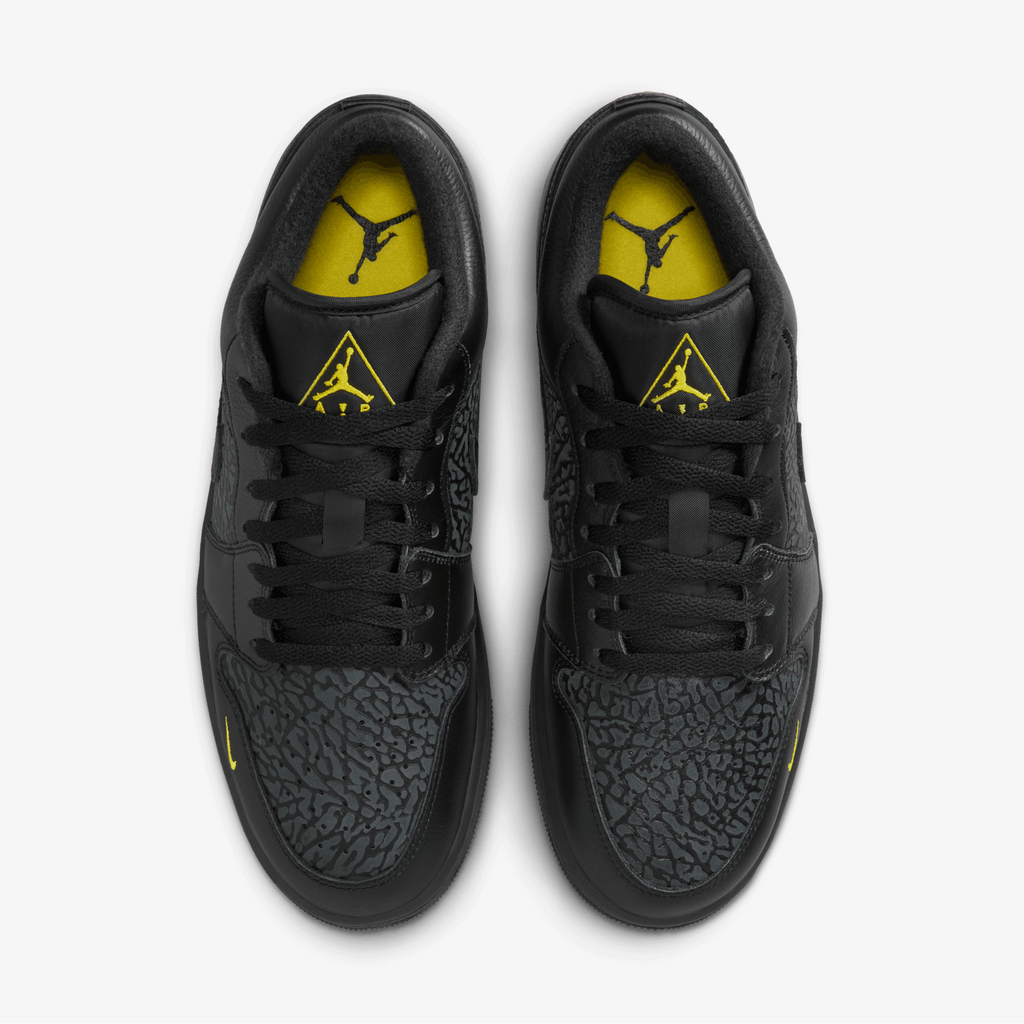 Nike Air Jordan 1 Low SE – Black / Anthracite / Tour Yellow