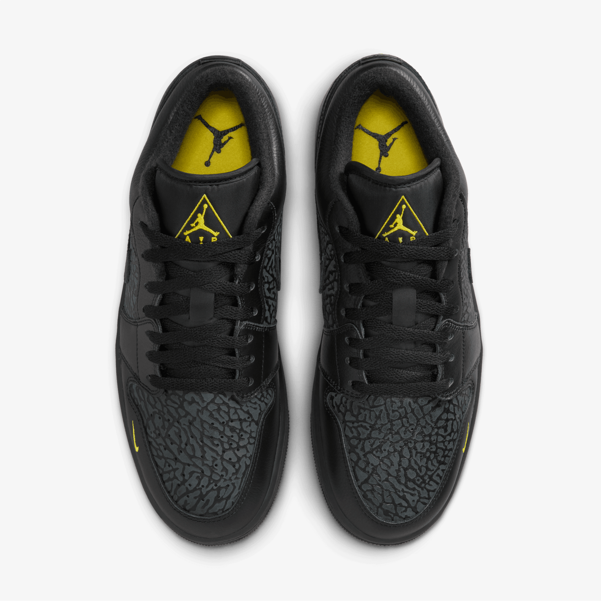 Nike Air Jordan 1 Low SE – Black / Anthracite / Tour Yellow