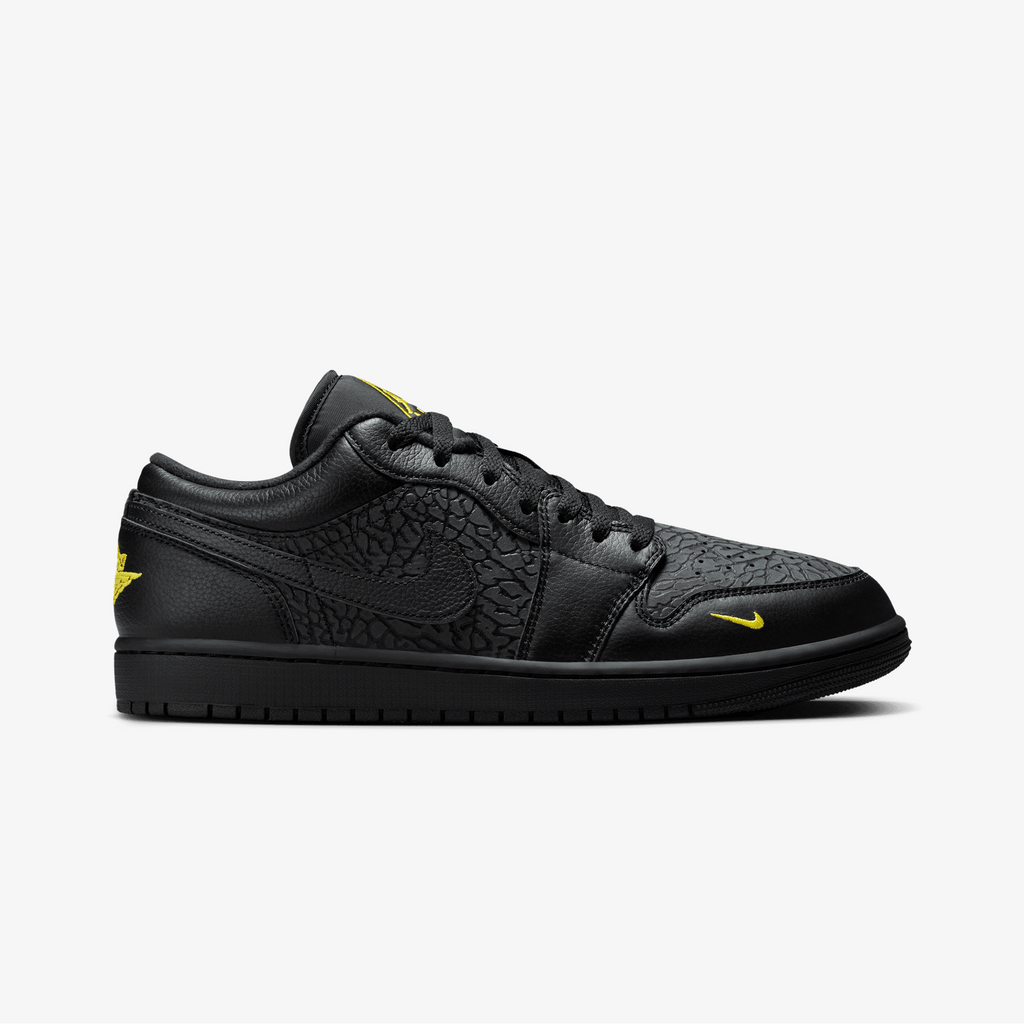 Nike Air Jordan 1 Low SE – Black / Anthracite / Tour Yellow