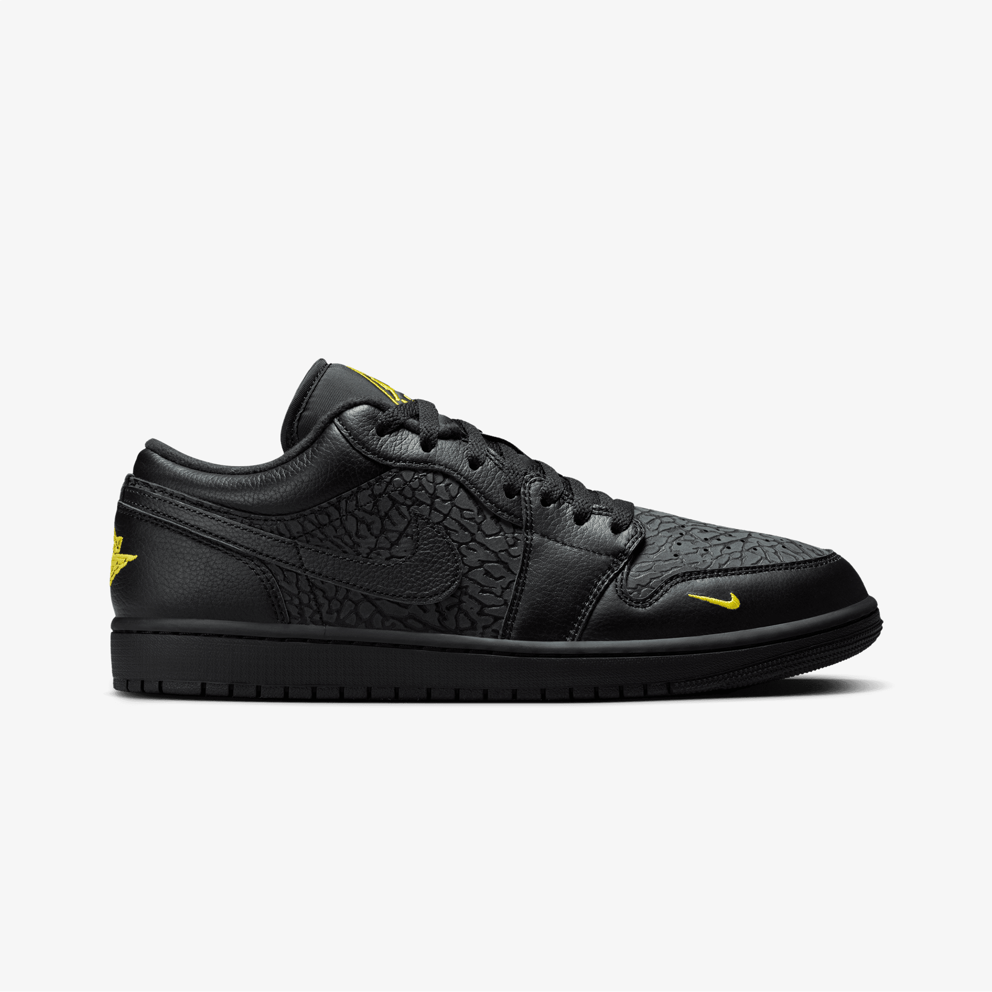 Nike Air Jordan 1 Low SE – Black / Anthracite / Tour Yellow