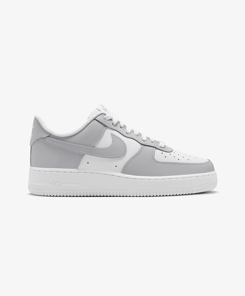 Nike Air Force 1 '07 – White / Lt Smoke Grey / White / Lt Smoke Grey