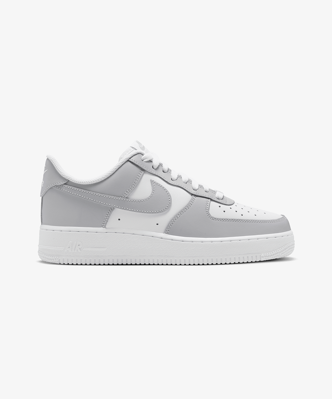 Nike Air Force 1 '07 – White / Lt Smoke Grey / White / Lt Smoke Grey