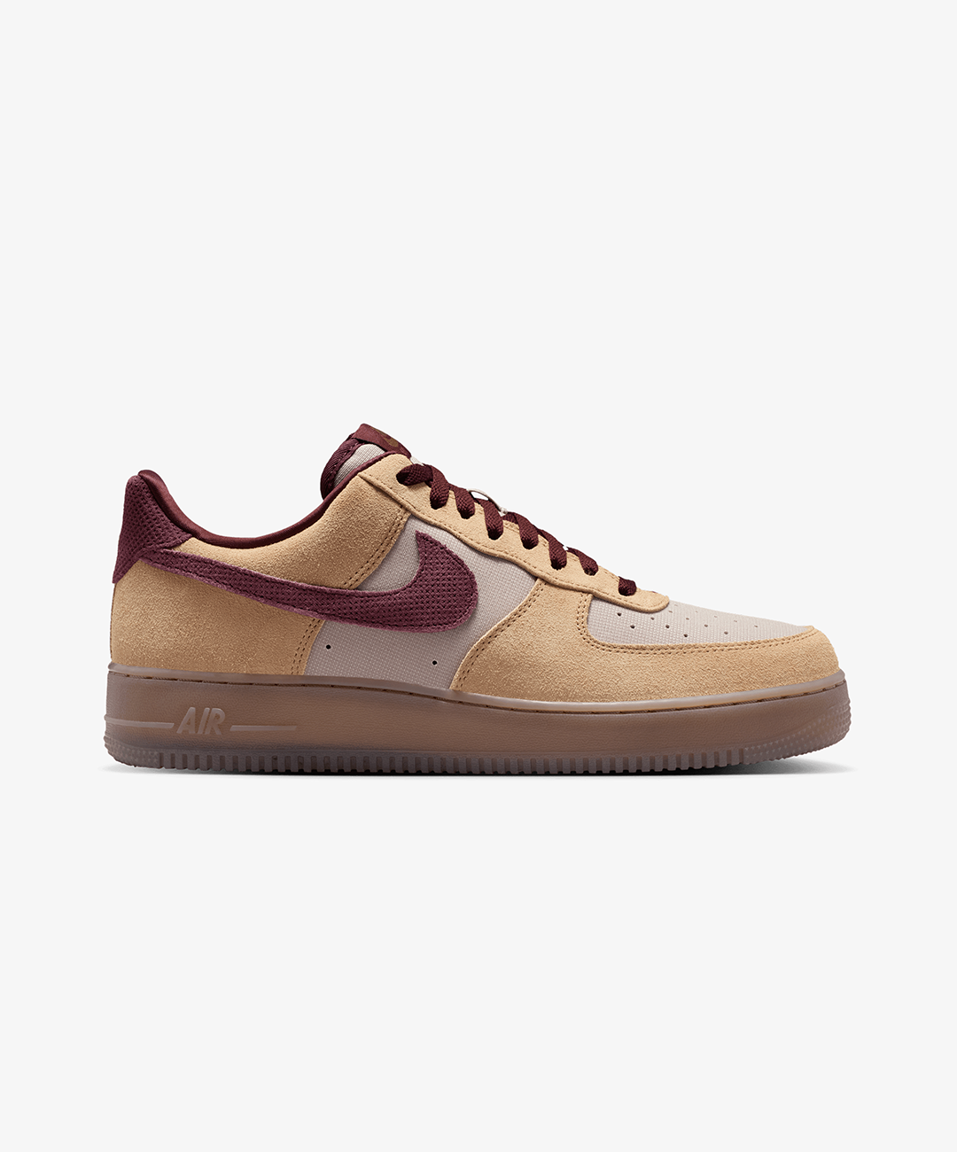 Nike Air Force 1 '07 Premium – Linen / Burgundy Crush / Moon Particle