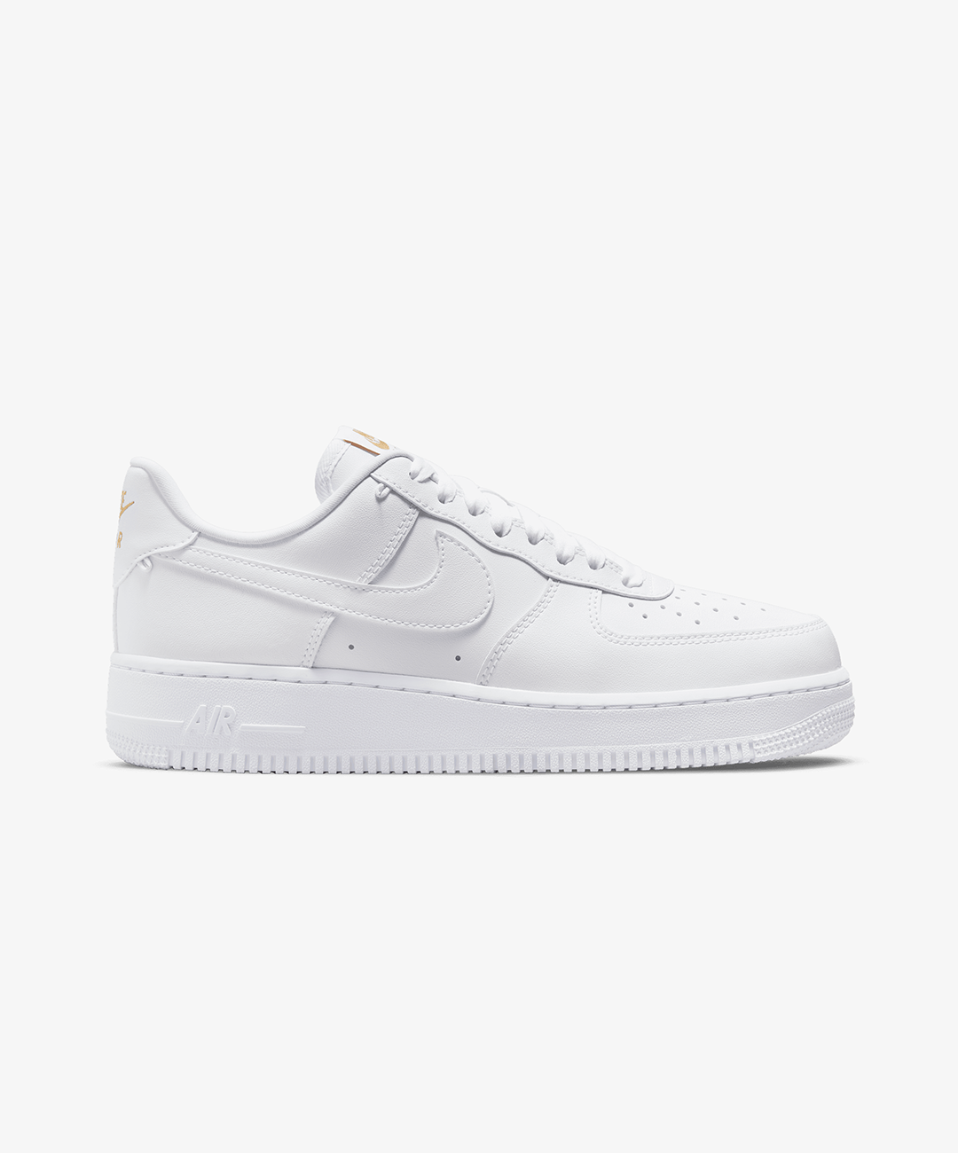 Nike Air Force 1 – White / Metallic Gold / Flt Gold