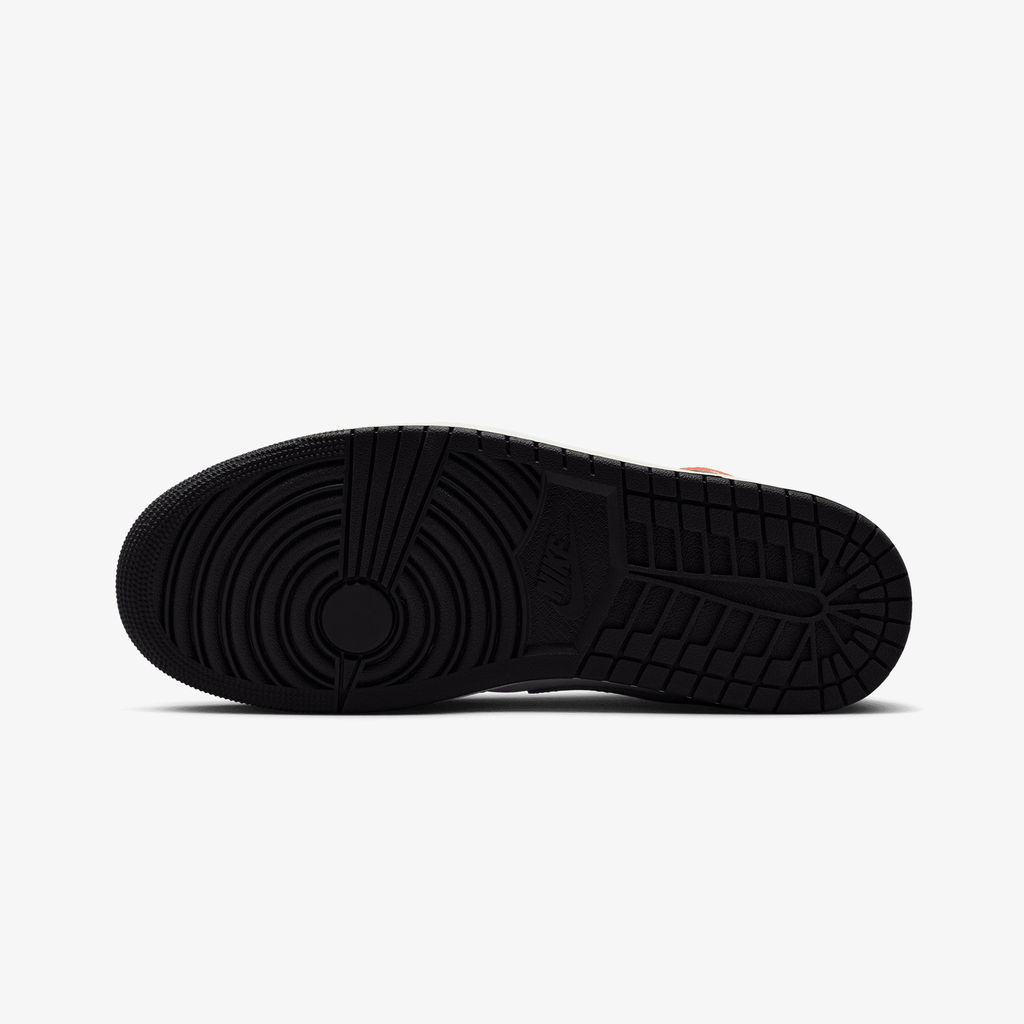 Nike Air Jordan 1 Mid – Black / Starfish / White / Sail