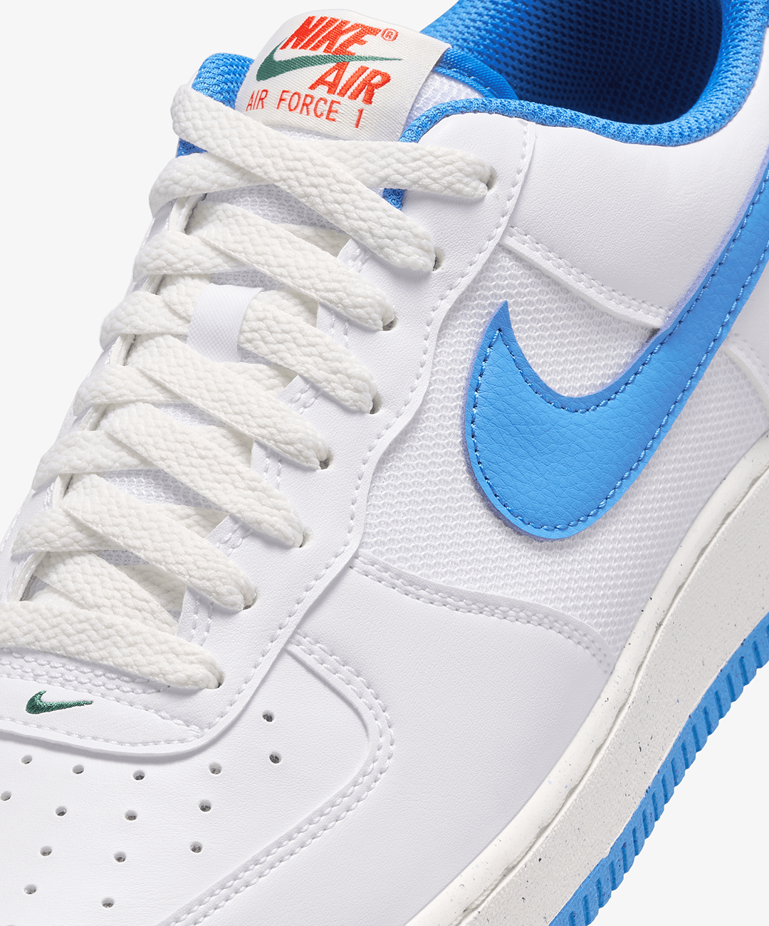 Nike Air Force 1 '07 Next Nature – White / Italy Blue / Sail / Team Orange