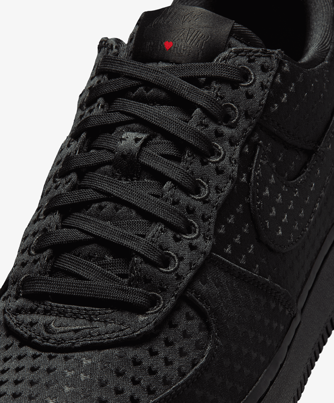 Nike Air Force 1 Retro Valentine's Day – Black / University Red