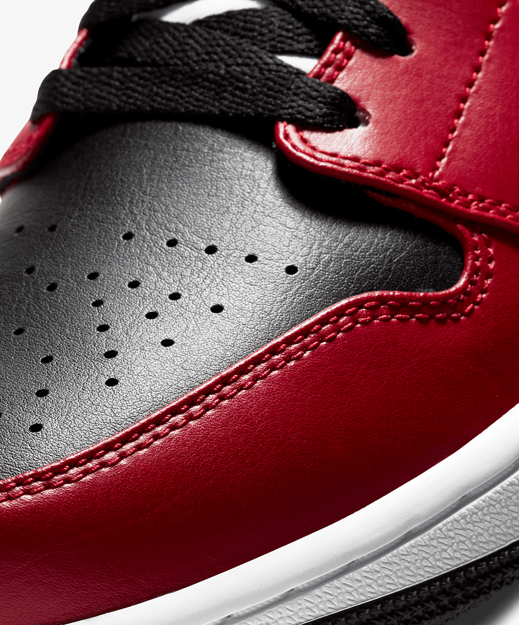 Nike Air Jordan 1 Mid – Black / Gym Red