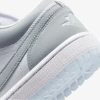 Nike Air Jordan 1 Low – White / Wolf Grey / Aluminum
