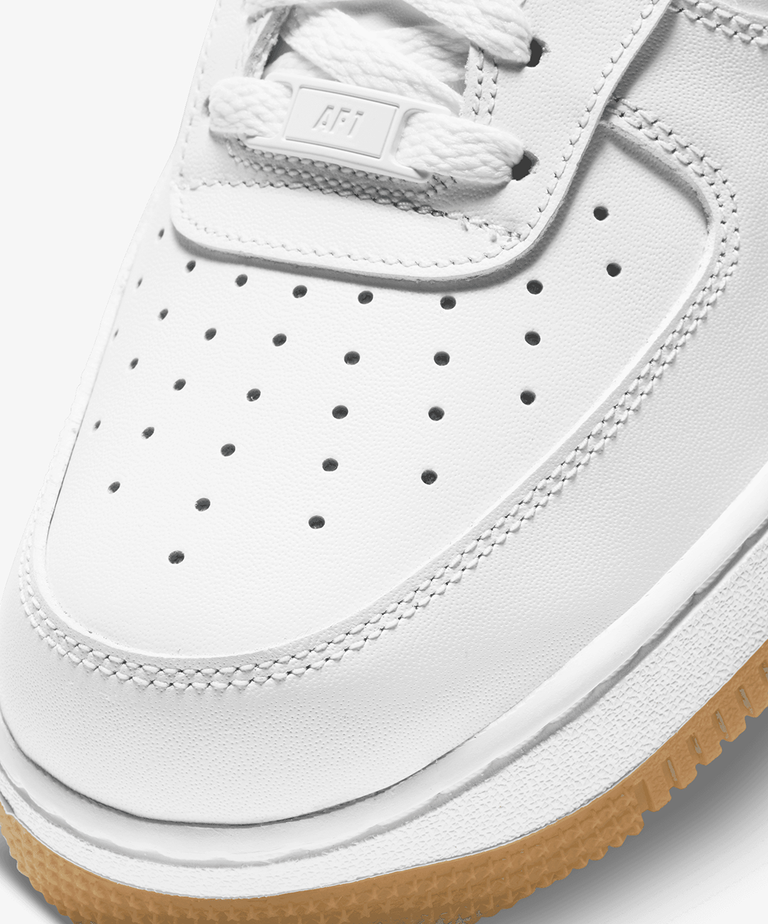 Nike Air Force 1 '07 – White / Gum Light Brown