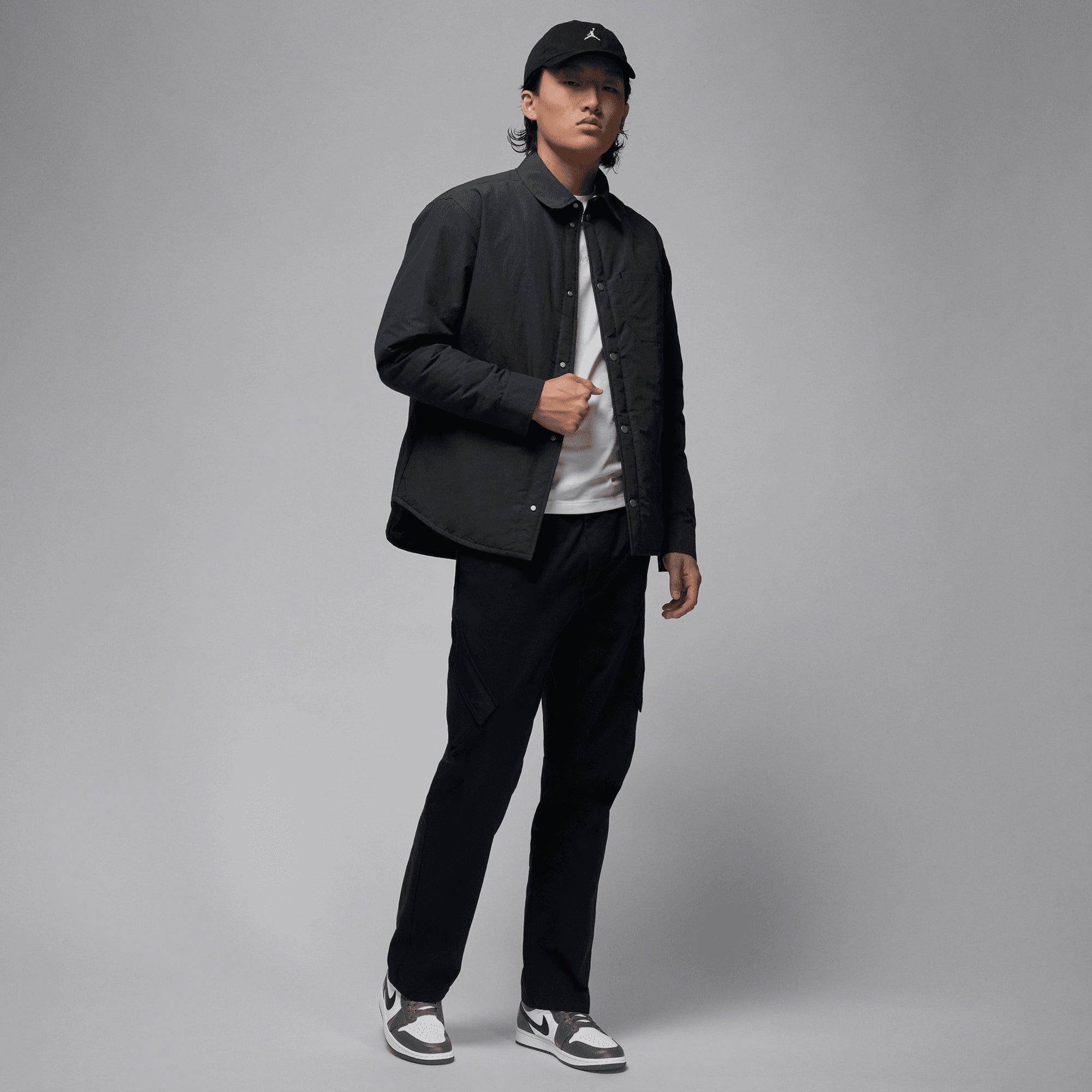 Nike Air Jordan 1 Low – White / Black / Iron Grey