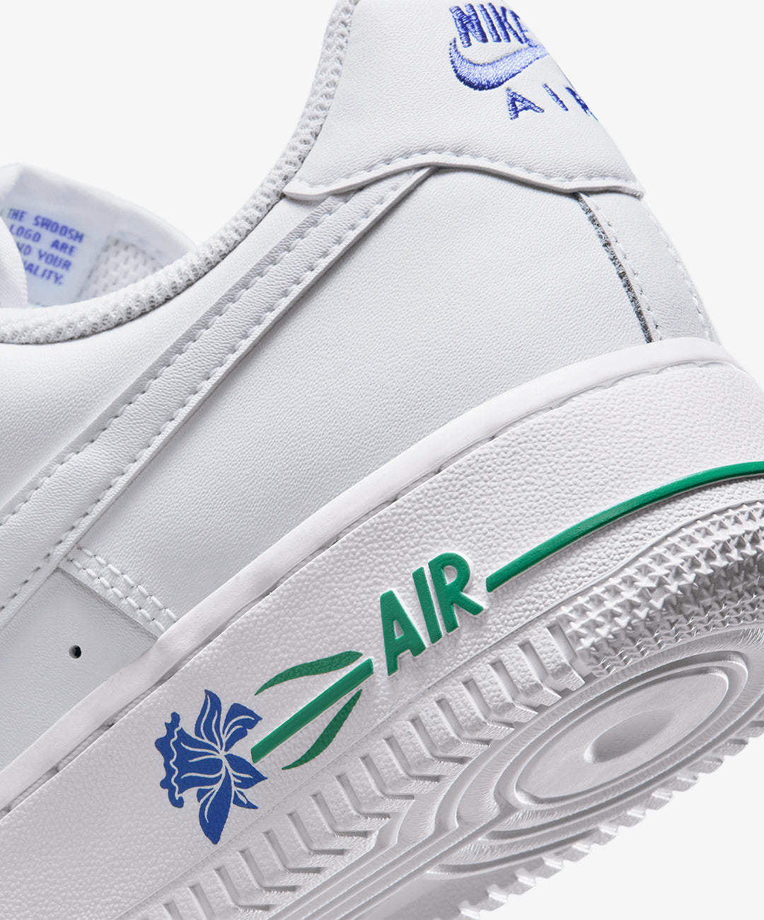 Nike Air Force 1 '07 SE – White / Persian Violet / Stadium Green