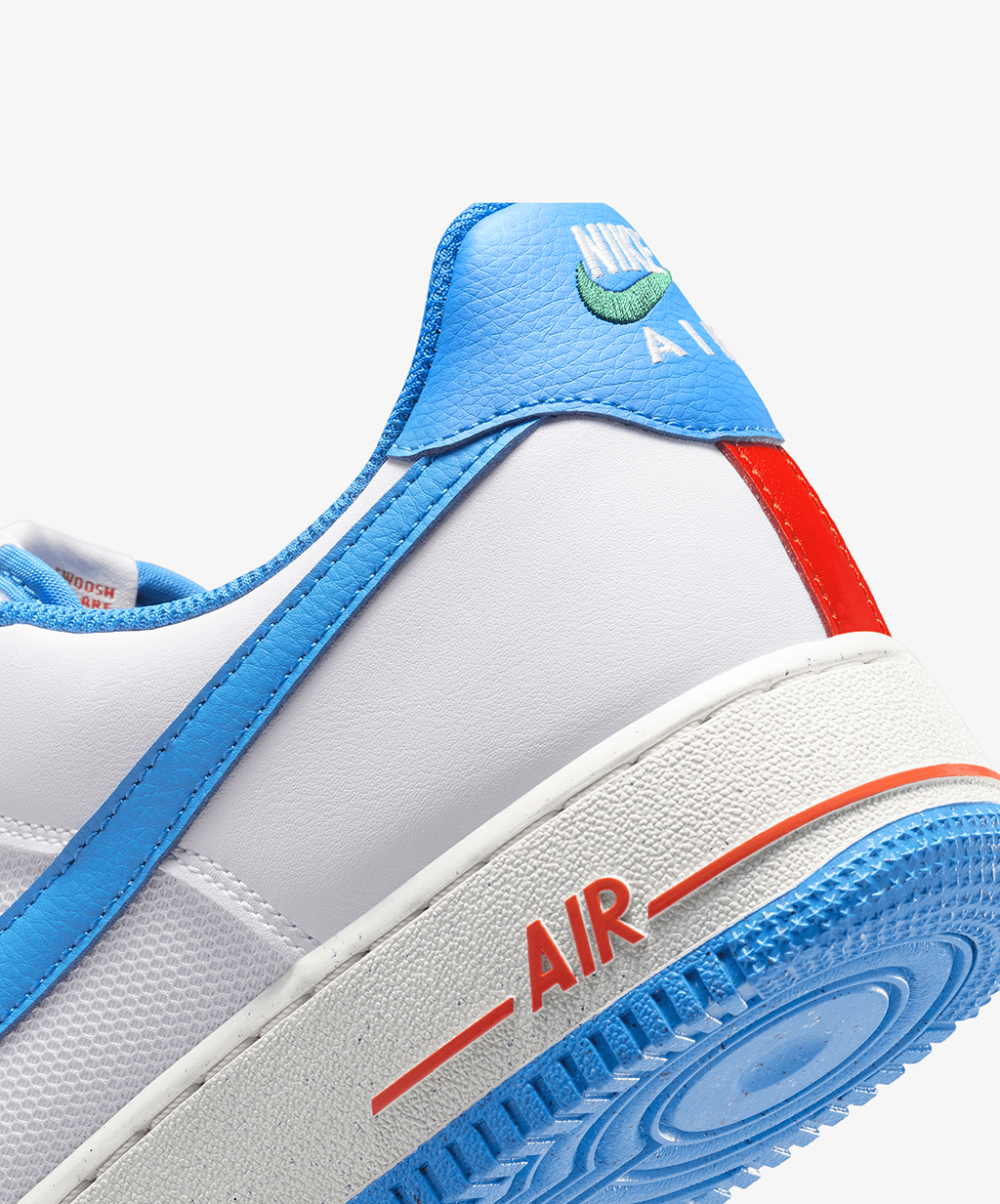 Nike Air Force 1 '07 Next Nature – White / Italy Blue / Sail / Team Orange