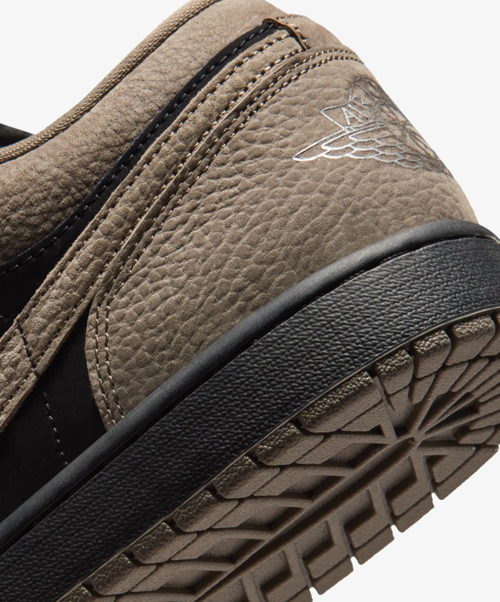 Nike Air Jordan 1 Low – Black / Olive Grey / Lt Wild Mango
