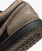 Nike Air Jordan 1 Low – Black / Olive Grey / Lt Wild Mango