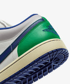Nike Air Jordan 1 Low – Sail / Deep Royal Blue / Stadium Green
