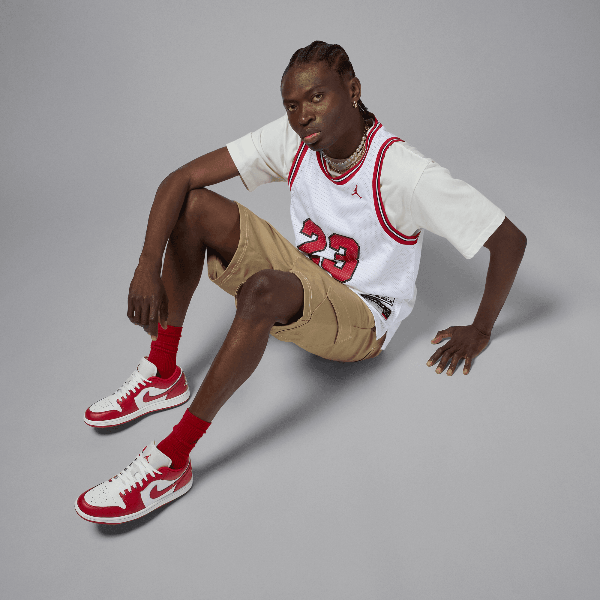 Nike Air Jordan 1 Low – Summit White / Varsity Red / Summit White