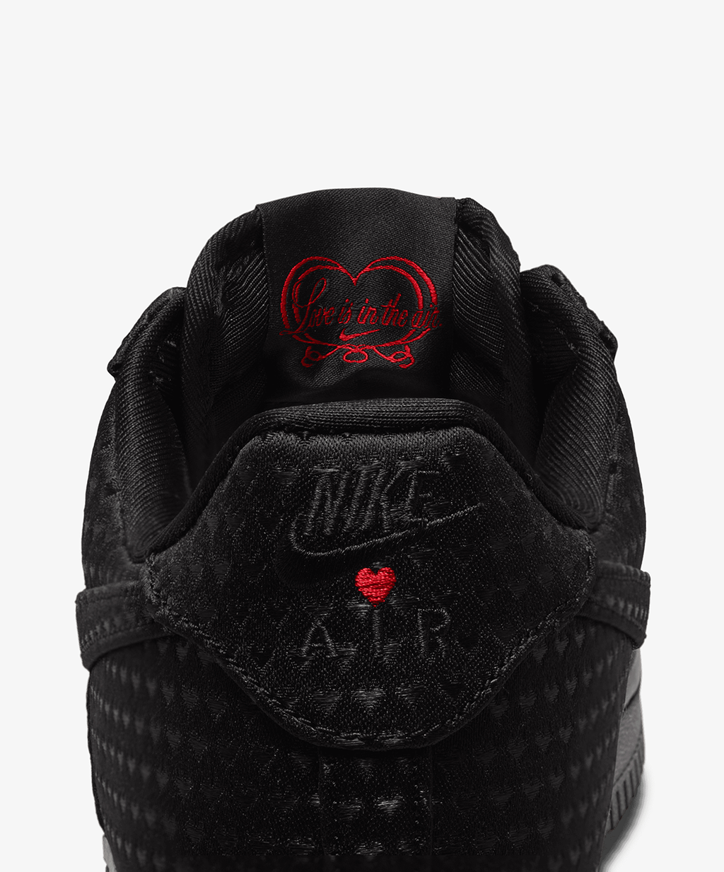 Nike Air Force 1 Retro Valentine's Day – Black / University Red