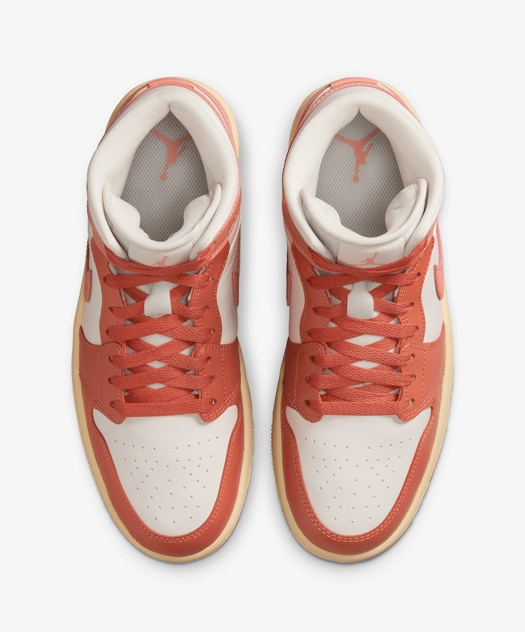 Nike Air Jordan 1 Mid – Sail / Lt Madder Root / Madder Root / Muslin