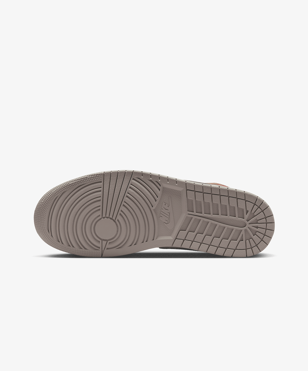 Nike Air Jordan 1 Mid – Hemp / Fire Red / White / College Grey