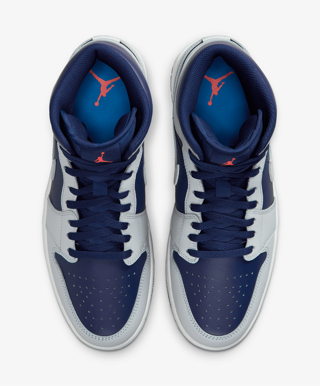 Nike Air Jordan 1 Mid – Blue Void / Pure Platinum / Summit White