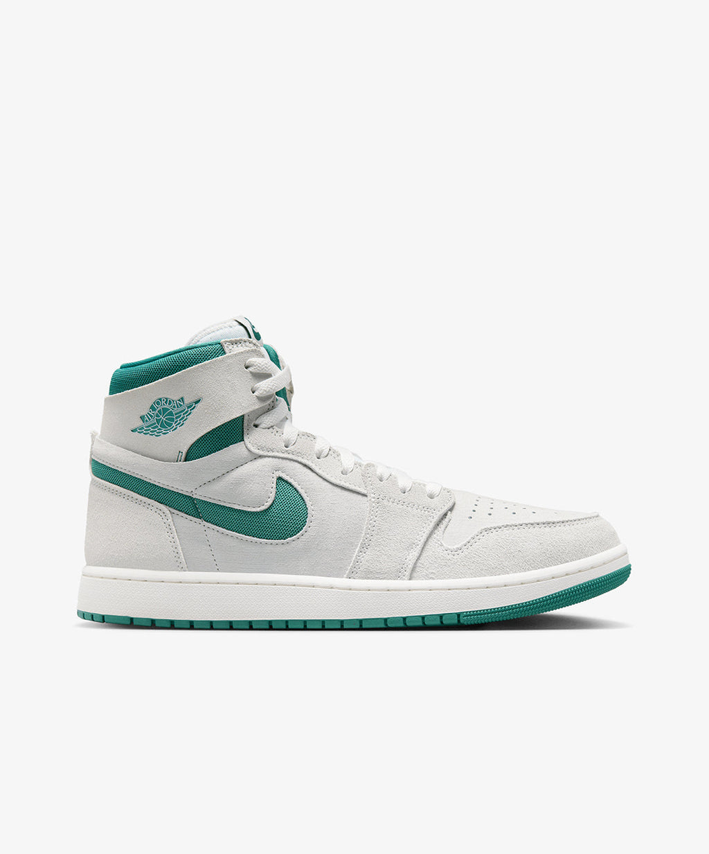 Nike Air Jordan 1 Zoom CMFT 2 – Summit White / Bicoastal / Oxidized Green