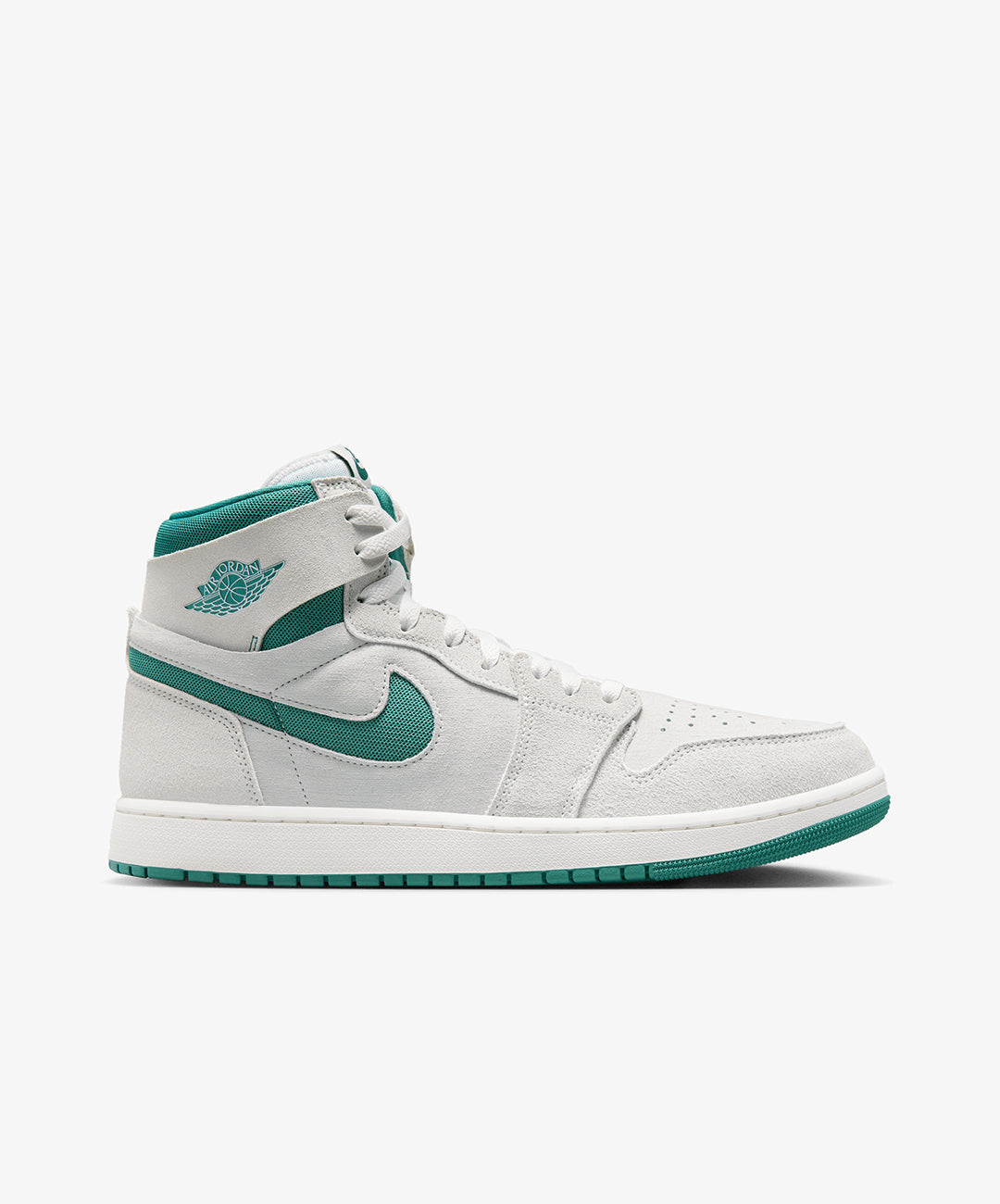 Nike Air Jordan 1 Zoom CMFT 2 – Summit White / Bicoastal / Oxidized Green