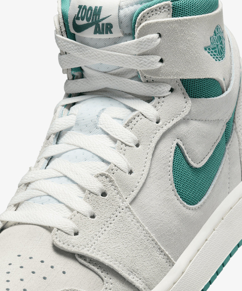 Nike Air Jordan 1 Zoom CMFT 2 – Summit White / Bicoastal / Oxidized Green