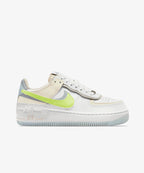Nike Air Force 1 Shadow – White / Lt Lemon Twist / Wolf Grey